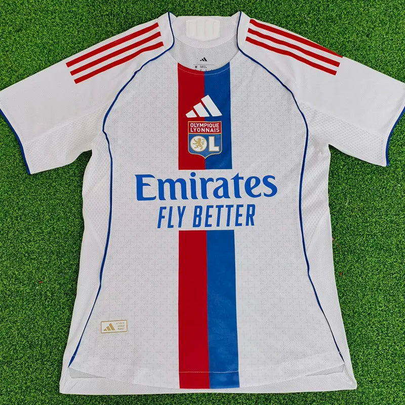 MAILLOT OL LYON WHITE HOME 2025-2026