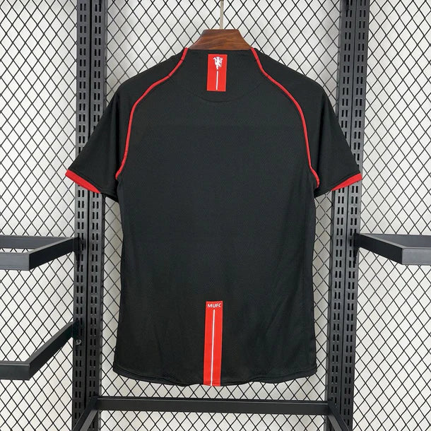 RETRO MAILLOT MANCHESTER UNITED BLACK AWAY 2007-2008