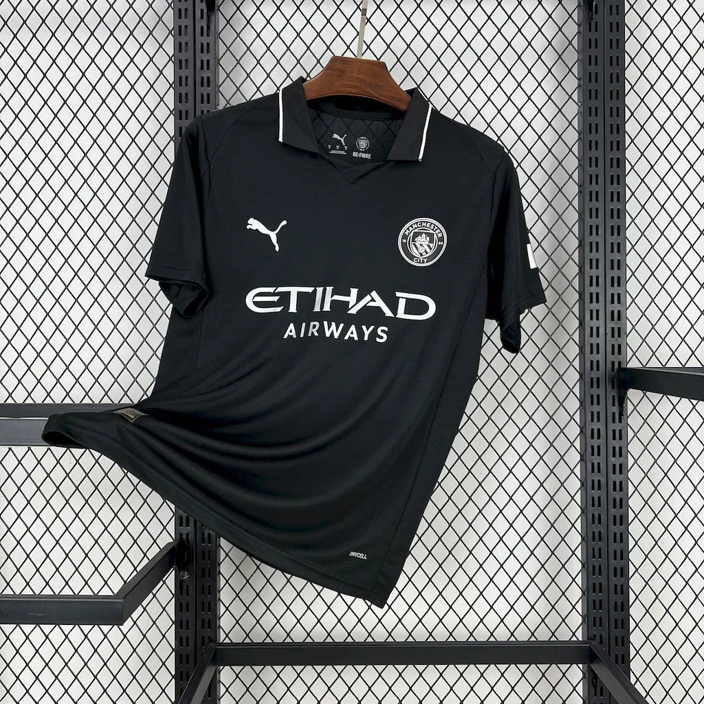 MAILLOT MANCHESTER CITY BLACK AWAY 2025-2026