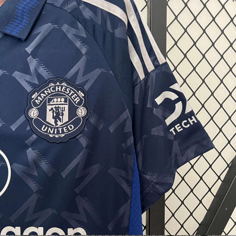 MAILLOT MANCHESTER UNITED BLUE AWAY 2024-2025