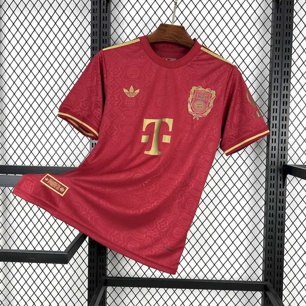 MAILLOT BAYERN RED 125 ANNIVERSARY