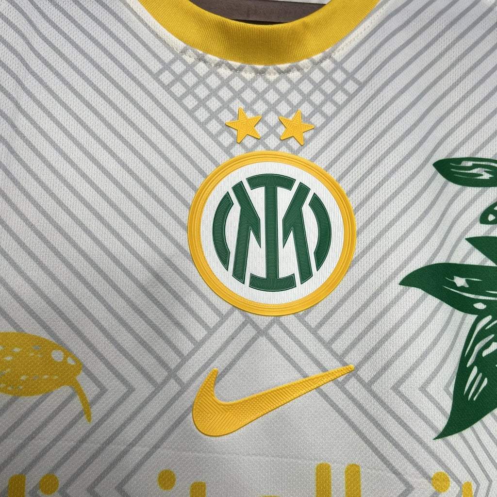 MAILLOT INTER MILAN WHITE YELLOW SNAKE SPECIAL EDITION 2024