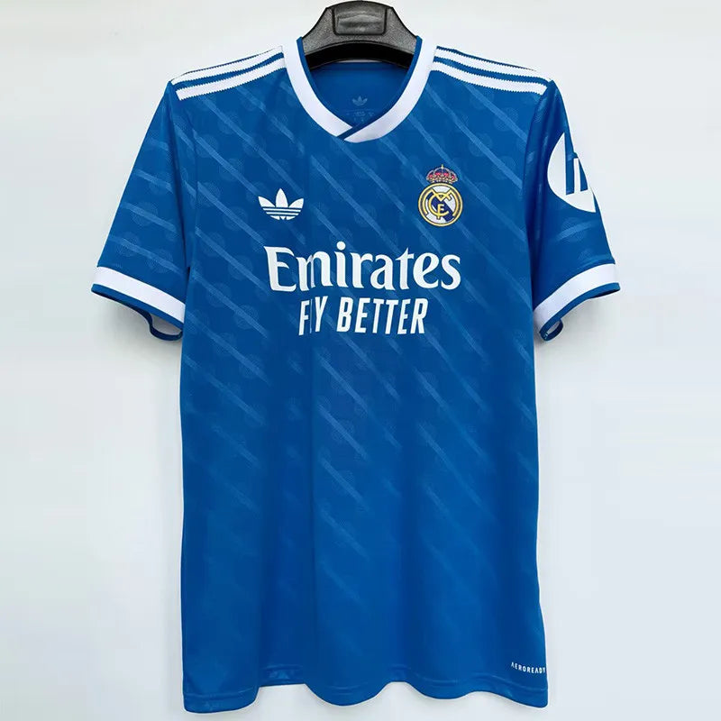 MAILLOT REAL MADRID BLUE THIRD 2025-2026