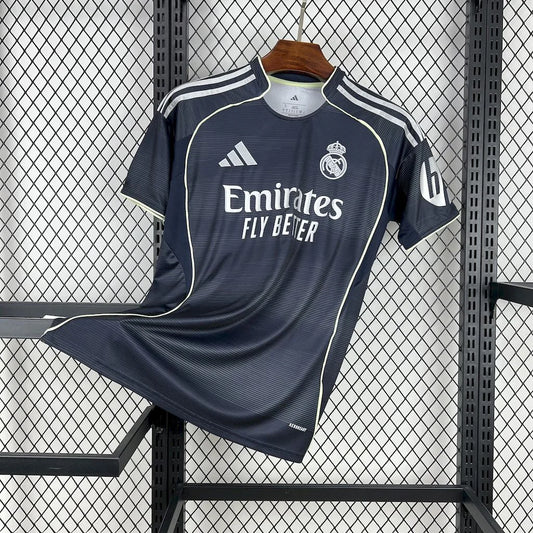 MAILLOT REAL MADRID BLACK AWAY 2025-2026