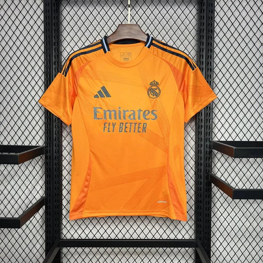 MAILLOT REAL MADRID ORANGE AWAY 2024-2025