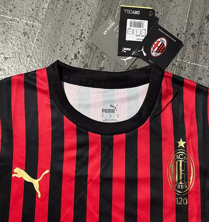 RETRO MAILLOT AC MILAN BLACK RED 120 ANNIVERSARY SPECIAL EDITION 2019
