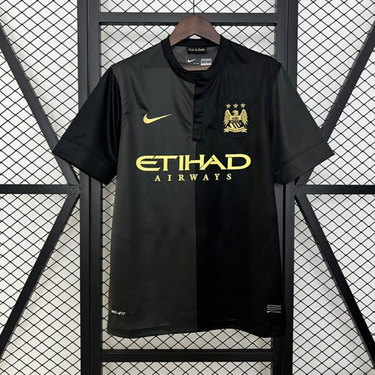 RETRO MAILLOT MANCHESTER CITY BLACK AWAY 2013-2014