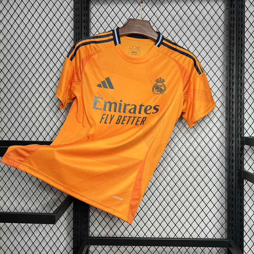 MAILLOT REAL MADRID ORANGE AWAY 2024-2025