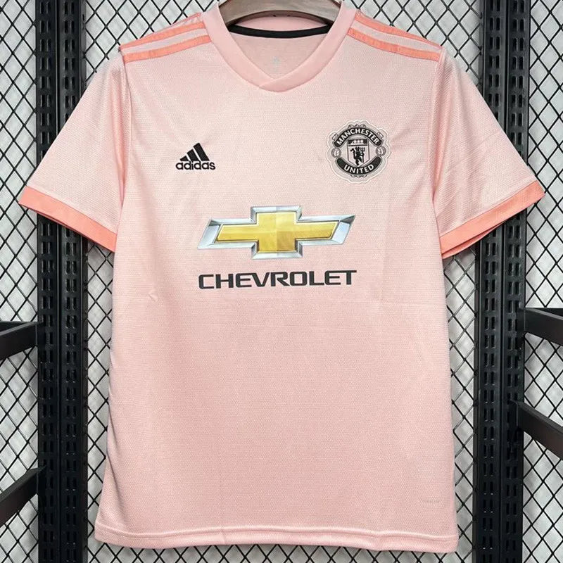 RETRO MAILLOT MANCHESTER UNITED PINK AWAY 2018-2019