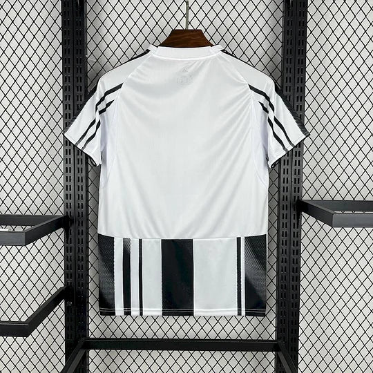 MAILLOT JUVENTUS BLACK WHITE HOME 2025-2026