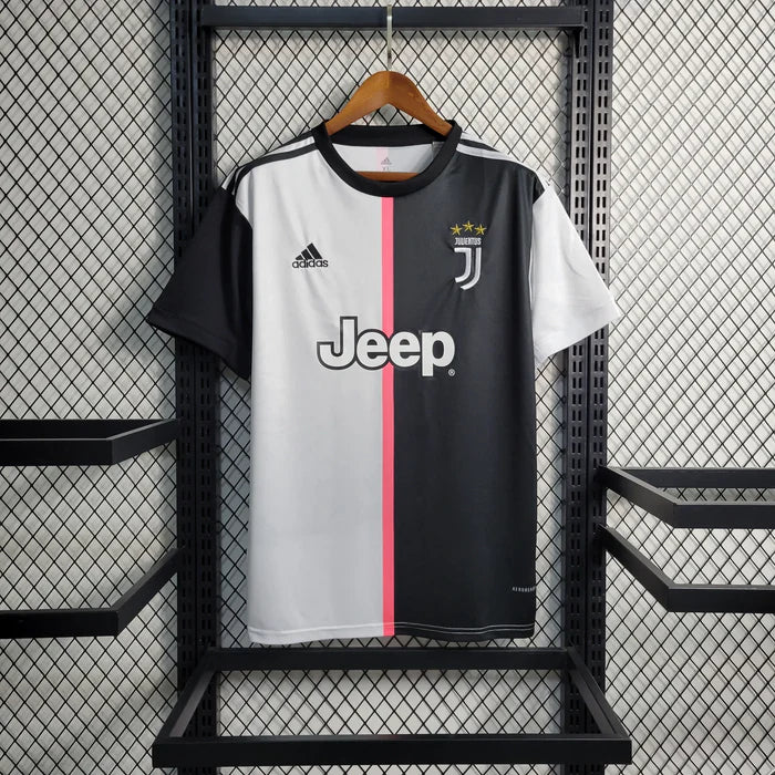 RETRO MAILLOT JUVENTUS BLACK AND WHITE HOME 2019-2020