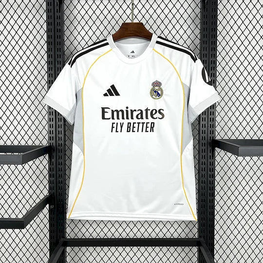 MAILLOT REAL MADRID WHITE HOME 2025-2026