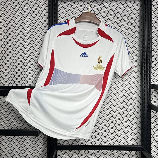 RETRO MAILLOT FRANCE WHITE AWAY 2006