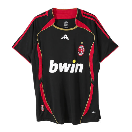 RETRO MAILLOT AC MILAN BLACK AWAY 2006-2007