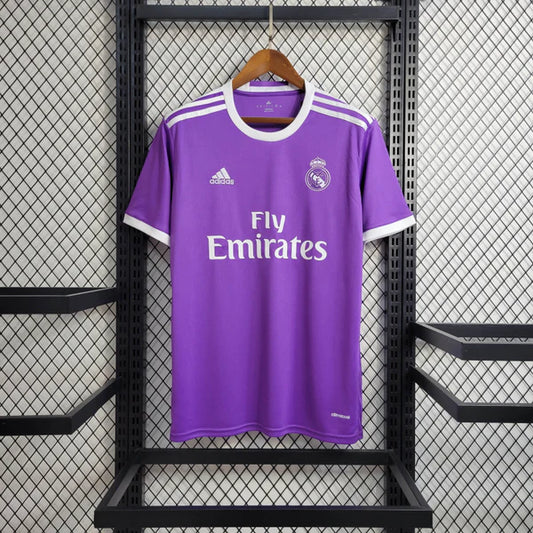 RETRO MAILLOT REAL MADRID PURPLE AWAY 2016-2017