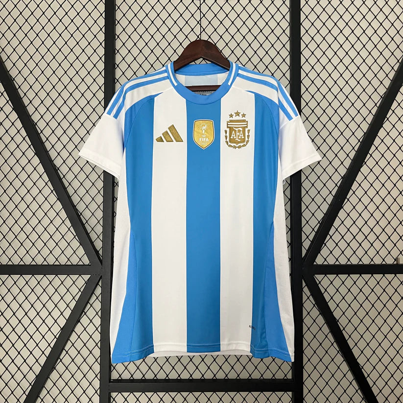 MAILLOT ARGENTINE WHITE BLUE HOME 2024-2025