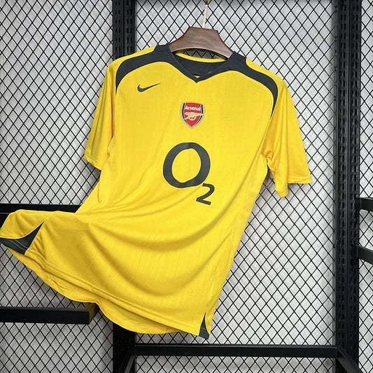 RETRO MAILLOT ARSENAL YELLOW AWAY 2005-2006