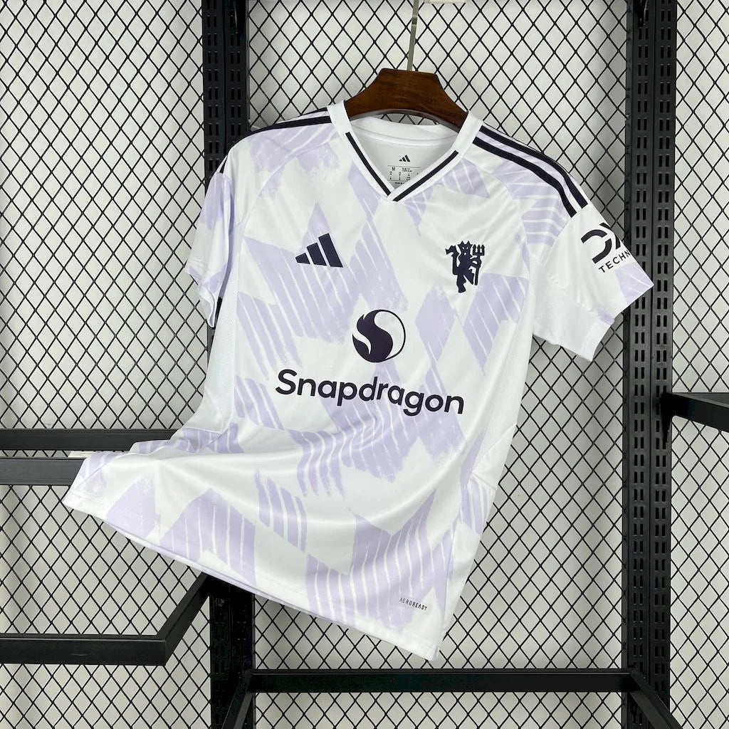 MAILLOT MANCHESTER UNITED WHITE AWAY 2025-2026