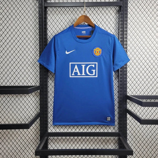RETRO MAILLOT MANCHESTER UNITED BLUE AWAY 2008-2009