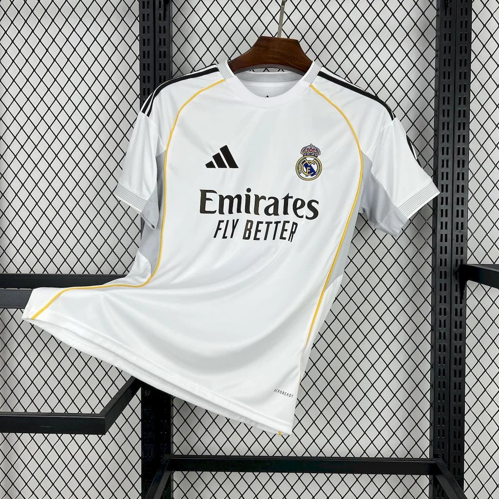 MAILLOT REAL MADRID WHITE HOME 2025-2026