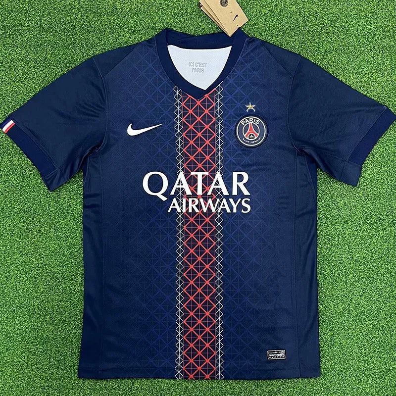 MAILLOT PSG BLUE HOME STAR 2025-2026