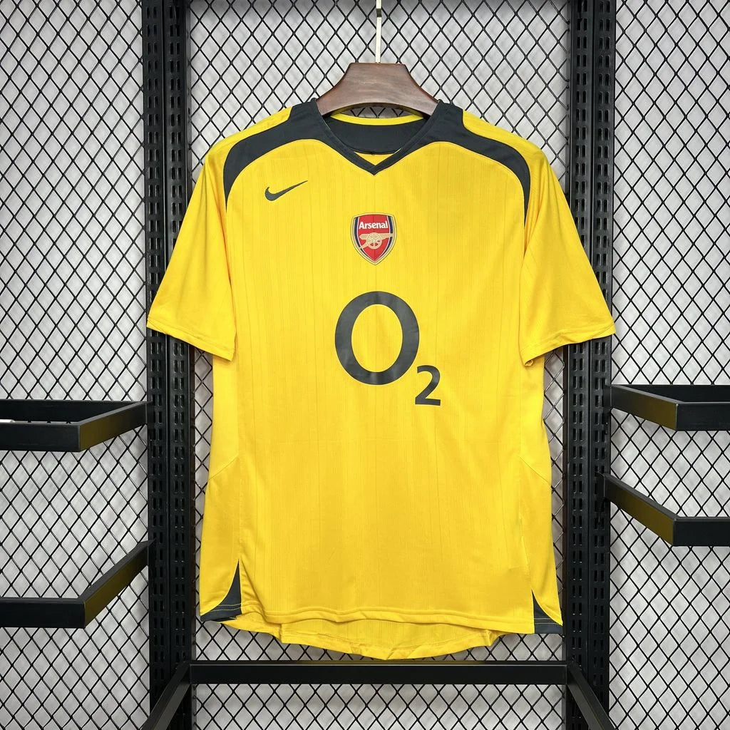 RETRO MAILLOT ARSENAL YELLOW AWAY 2005-2006
