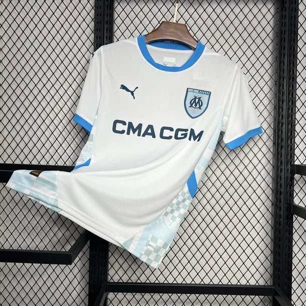 MAILLOT MARSEILLE WHITE HOME 2024-2025